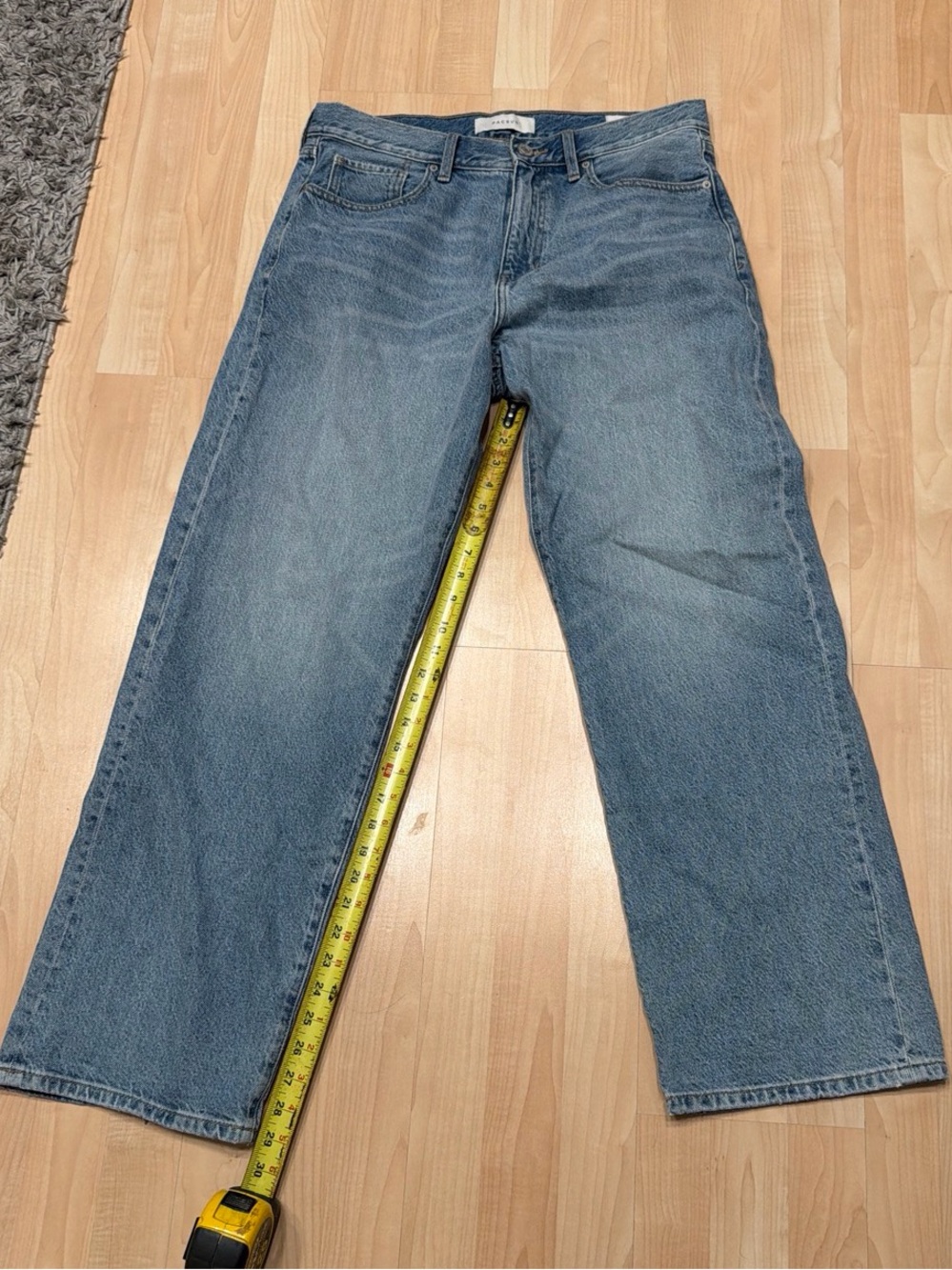 PacSun Men's Light Blue baggy Jeans